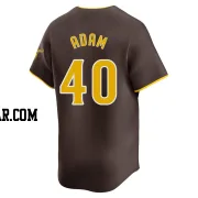 Jason Adam Men's San Diego Padres Brown Limited Away Jersey