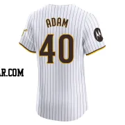 Jason Adam Men's San Diego Padres White Elite Home Patch Jersey