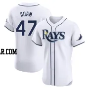 Jason Adam Men's Tampa Bay Rays White Elite Home Jersey