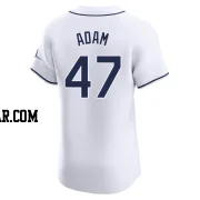 Jason Adam Men's Tampa Bay Rays White Elite Home Jersey