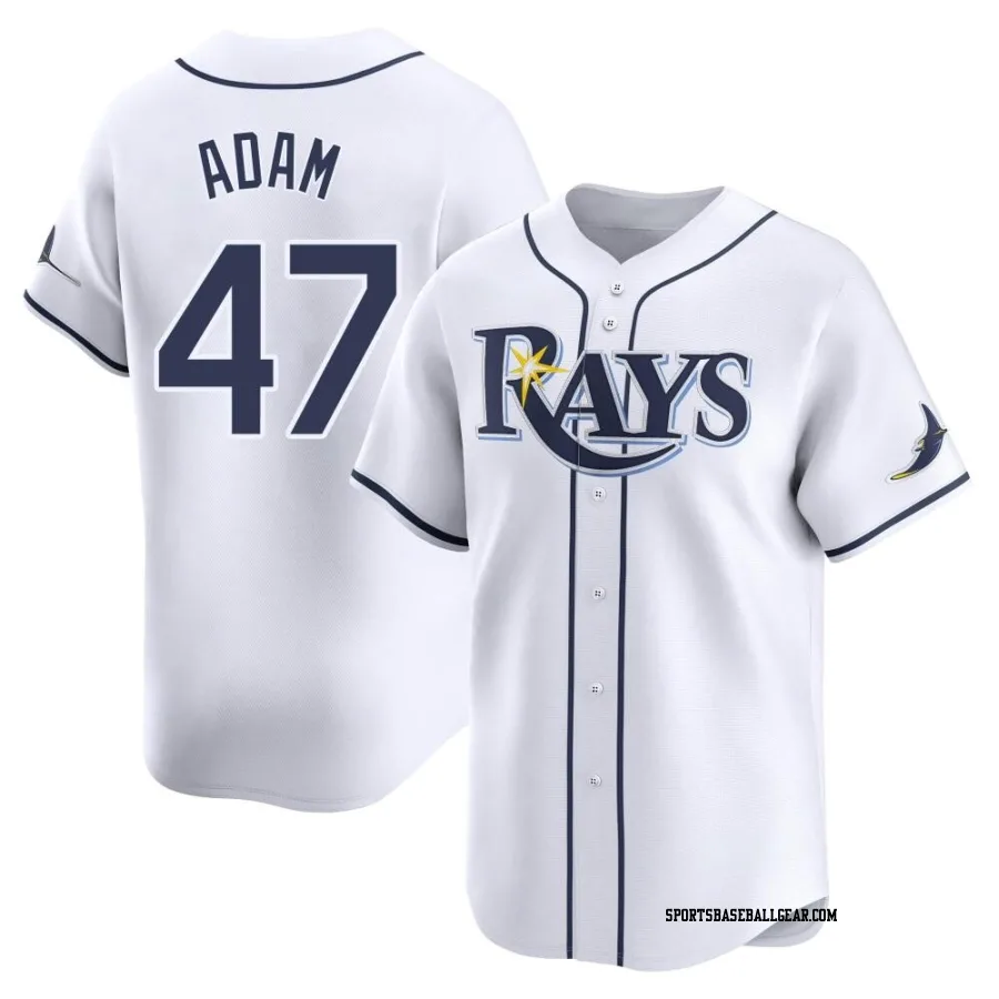 Jason Adam Men's Tampa Bay Rays White Limited Home Jersey