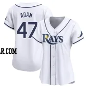 Jason Adam Women's Tampa Bay Rays White Limited Home Jersey