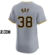 Jason Bay Men's Pittsburgh Pirates Gray Elite Road Jersey