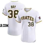 Jason Bay Men's Pittsburgh Pirates White Elite Home Jersey