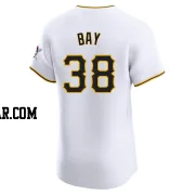 Jason Bay Men's Pittsburgh Pirates White Elite Home Jersey