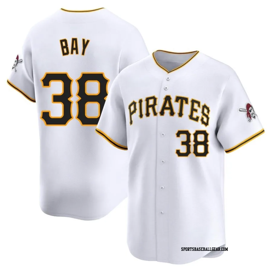 Jason Bay Men's Pittsburgh Pirates White Limited Home Jersey