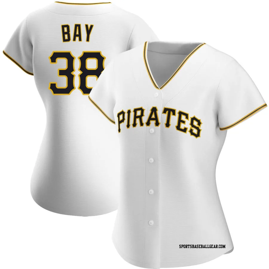 Jason Bay Women's Pittsburgh Pirates White Authentic Home Jersey