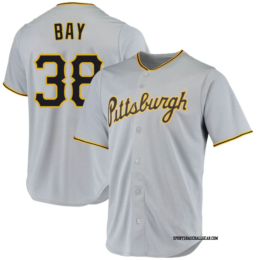 Jason Bay Youth Pittsburgh Pirates Gray Replica Road Jersey