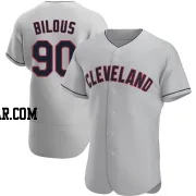 Jason Bilous Men's Cleveland Guardians Gray Authentic Road Jersey