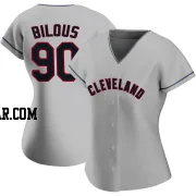 Jason Bilous Women's Cleveland Guardians Gray Authentic Road Jersey