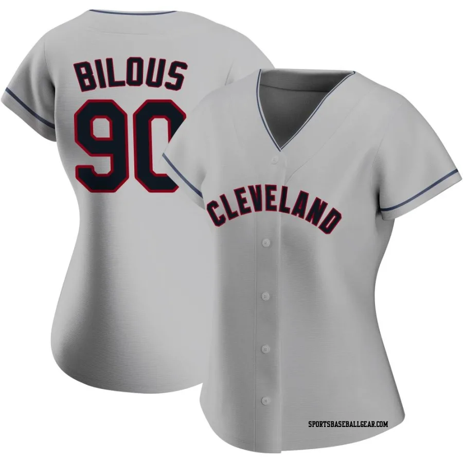 Jason Bilous Women's Cleveland Guardians Gray Authentic Road Jersey