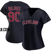 Jason Bilous Women's Cleveland Guardians Navy Authentic Alternate Jersey