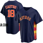 Jason Castro Men's Houston Astros Navy Replica Alternate Jersey