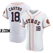 Jason Castro Men's Houston Astros White Authentic 2022 World Series Champions Home Jersey