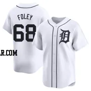 Jason Foley Men's Detroit Tigers White Limited Home Jersey