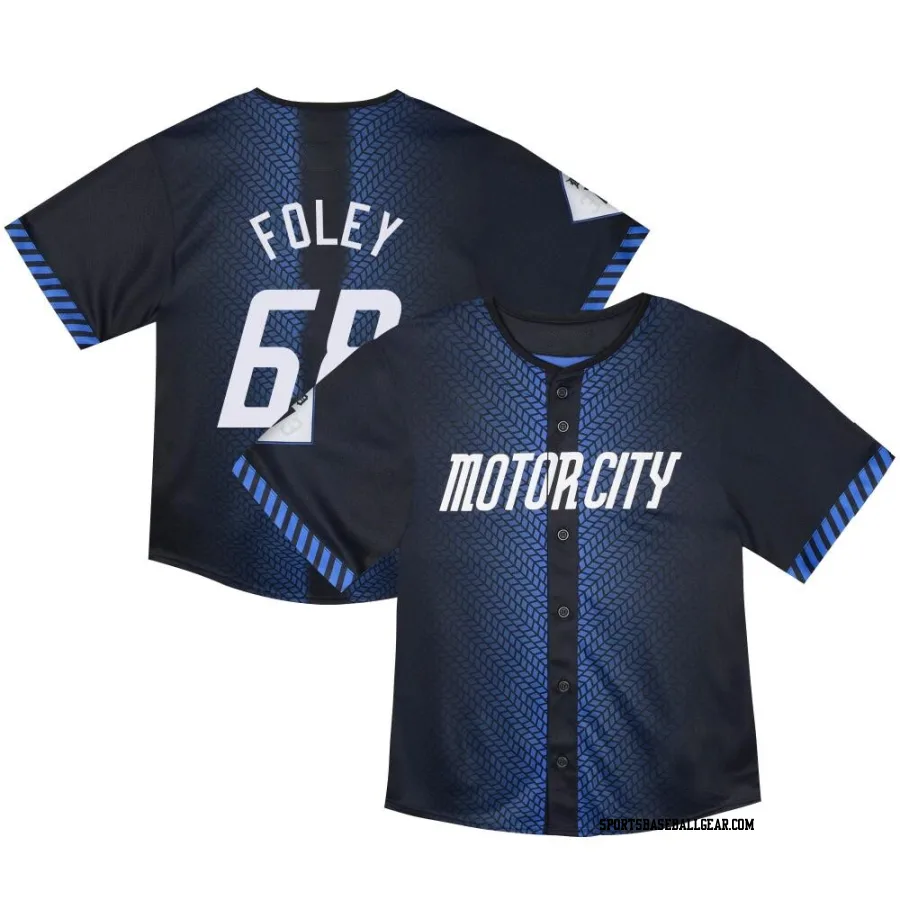 Jason Foley Toddler Detroit Tigers Blue Limited & Preschool 2024 City Connect Jersey