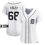 Jason Foley Women's Detroit Tigers White Limited Home Jersey