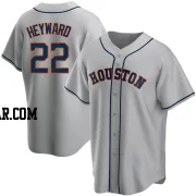 Jason Heyward Men's Houston Astros Gray Replica Road Jersey