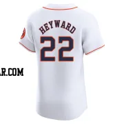 Jason Heyward Men's Houston Astros White Elite Home Jersey