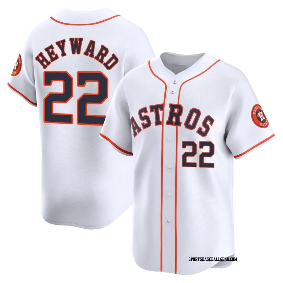 Jason Heyward Men's Houston Astros White Limited Home Jersey