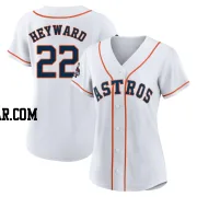 Jason Heyward Women's Houston Astros White Authentic 2022 World Series Champions Home Jersey