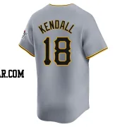 Jason Kendall Men's Pittsburgh Pirates Gray Limited Away Jersey