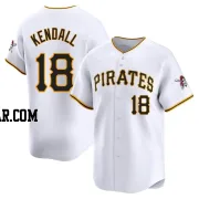 Jason Kendall Men's Pittsburgh Pirates White Limited Home Jersey