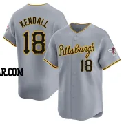 Jason Kendall Youth Pittsburgh Pirates Gray Limited Away Jersey