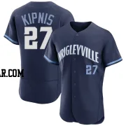 Jason Kipnis Men's Chicago Cubs Navy Authentic 2021 City Connect Jersey