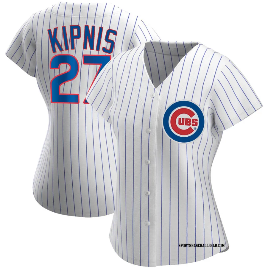 Jason Kipnis Women's Chicago Cubs White Replica Home Jersey