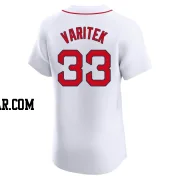 Jason Varitek Men's Boston Red Sox White Elite Home Jersey