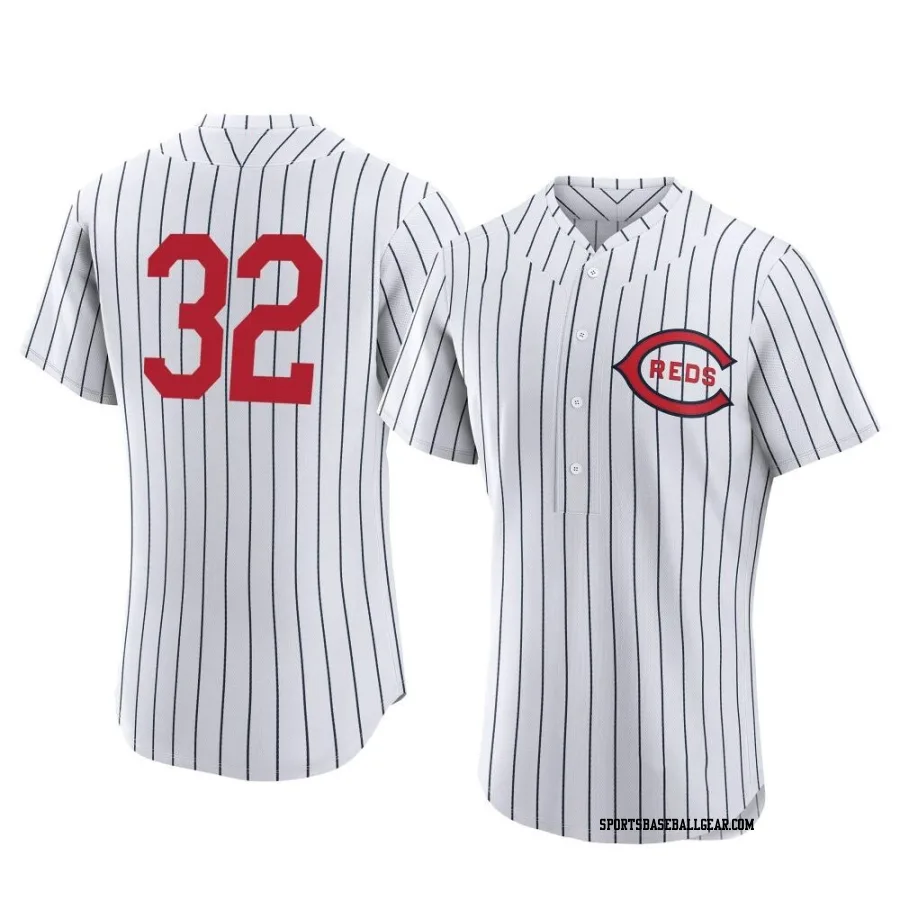 Jason Vosler Men's Cincinnati Reds White Authentic 2022 Field Of Dreams Jersey