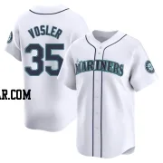 Jason Vosler Men's Seattle Mariners White Limited Home Jersey