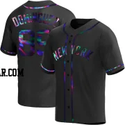 Jasson Dominguez Men's New York Yankees Black Holographic Replica Alternate Jersey