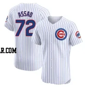 Javier Assad Men's Chicago Cubs White Elite Home Jersey