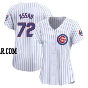 Javier Assad Women's Chicago Cubs White Limited Home Jersey