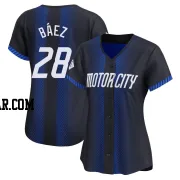 Javier Baez Women's Detroit Tigers Blue Limited 2024 City Connect Jersey