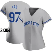 Javier Vaz Women's Kansas City Royals Gray Authentic 2022 Road Jersey