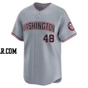 Javy Guerra Men's Washington Nationals Gray Limited Road Jersey