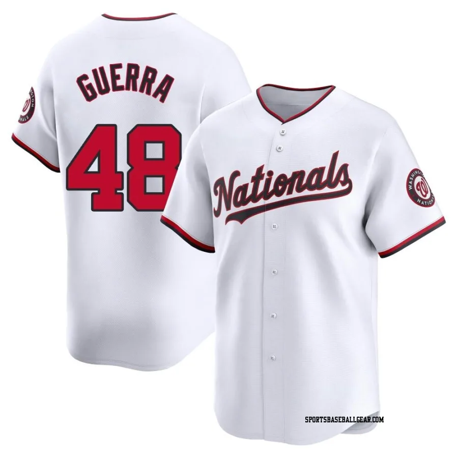 Javy Guerra Youth Washington Nationals White Limited Home Jersey