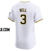 Jay Bell Men's Pittsburgh Pirates White Elite Home Jersey