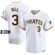 Jay Bell Men's Pittsburgh Pirates White Limited Home Jersey