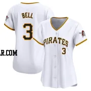 Jay Bell Women's Pittsburgh Pirates White Limited Home Jersey