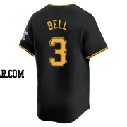 Jay Bell Youth Pittsburgh Pirates Black Limited Alternate Jersey