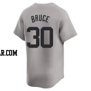 Jay Bruce Men's New York Yankees Gray Limited Away Jersey