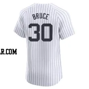 Jay Bruce Men's New York Yankees White Elite Home Jersey