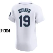 Jay Buhner Men's Seattle Mariners White Elite Home Jersey