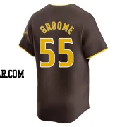 Jay Groome Men's San Diego Padres Brown Limited Away Jersey