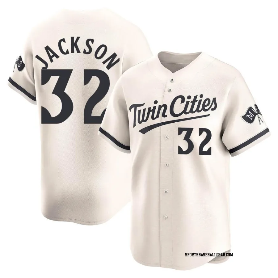 Jay Jackson Men's Minnesota Twins Cream Limited Alternate Jersey