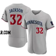 Jay Jackson Men's Minnesota Twins Gray Authentic Road Jersey